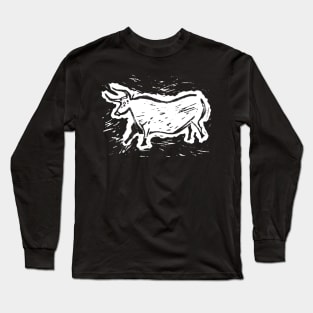 Aurochs from the Lascaux Cave Long Sleeve T-Shirt